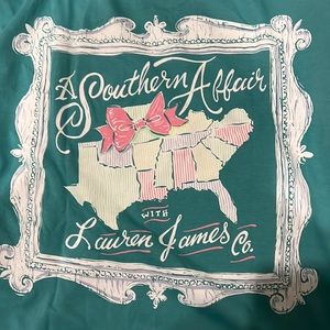 Lauren James Teal Long Sleeve Shirt